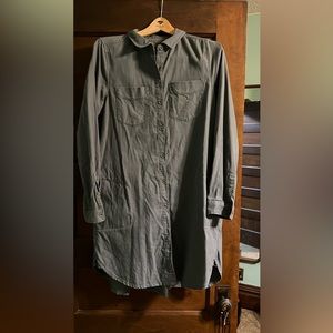 Prana oversized shirt dress